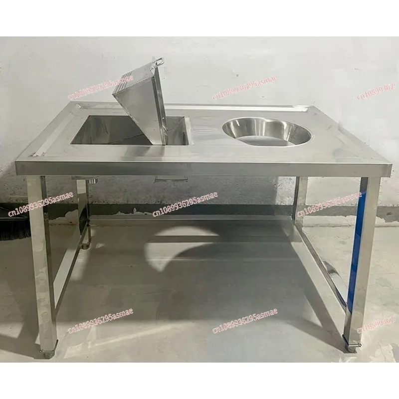 

Commercial Kitchen Food Waste Recycling Table Dish Collecting Station for Canteen Hotel Restaurant