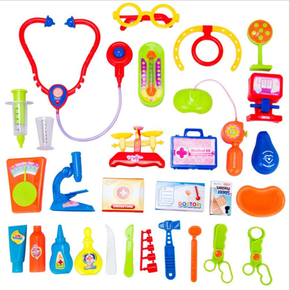 Brinquedos de coordenação mão-olho para crianças de alta qualidade médico playset kits de ferramentas crianças fingir médico