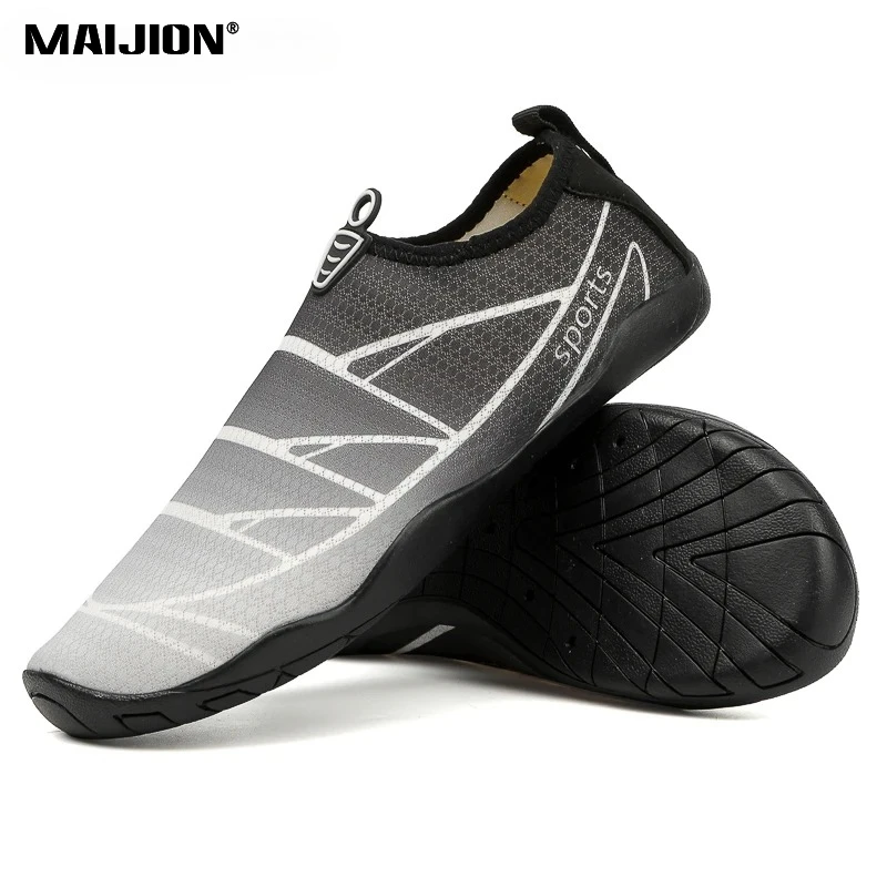

Breathable Men Women Water Shoes Non-Slip Beach Wading Shoes Unisex Soft Elastic Barefoot Aqua Shoes for Surfing Swimming
