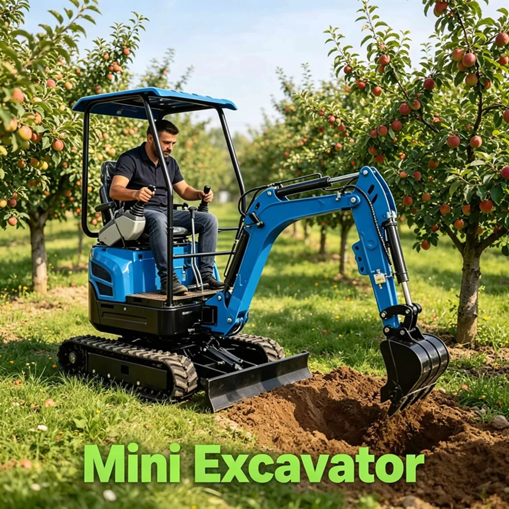 1.7Ton Excavators Kubota/Yanmar Mini Excavator Construction Fast Delivery Tools Suitable For Family Use Equipment Digger
