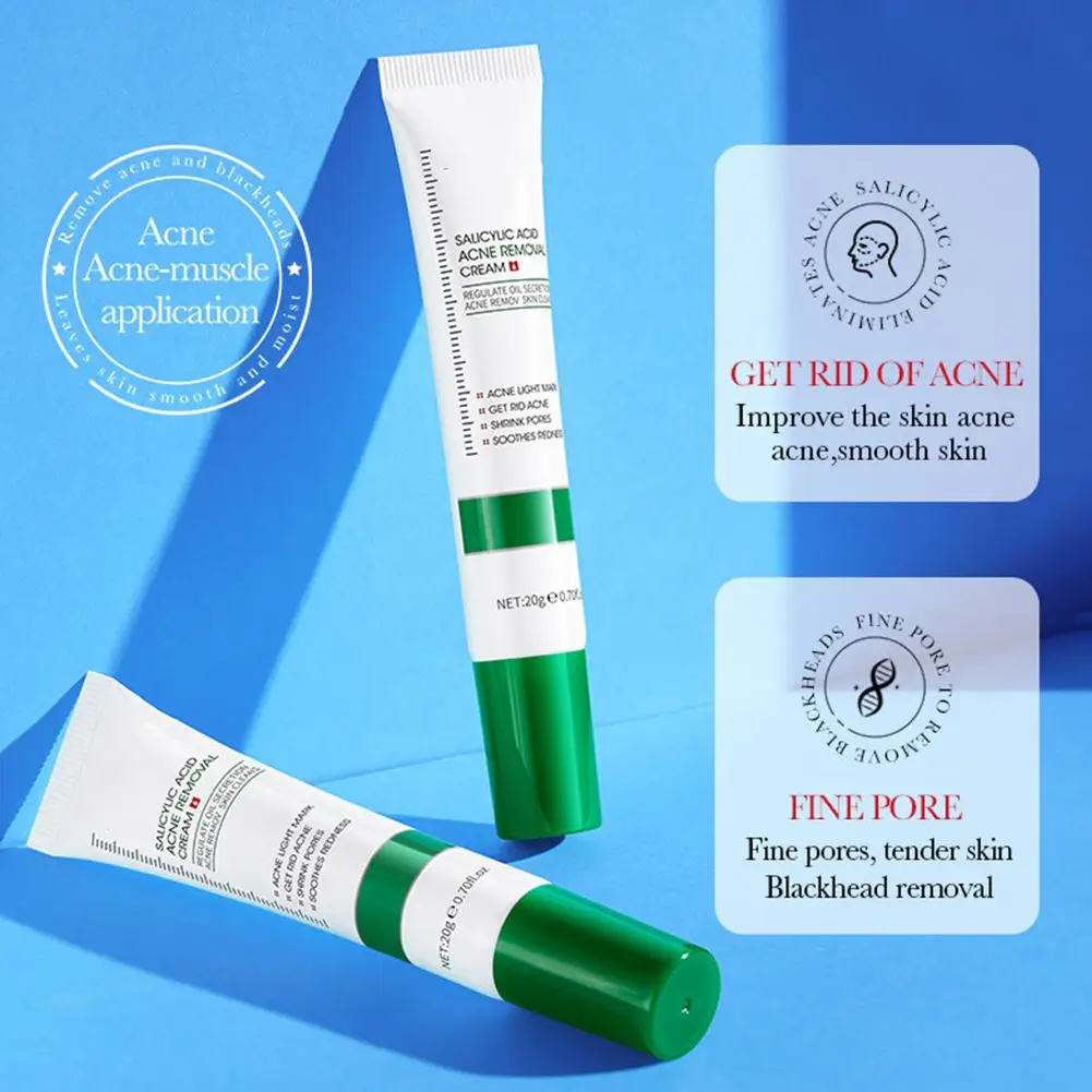 Crema restringente i pori dell'acido salicilico per la cura della pelle chiara Idrata lo siero dell'acido salicilico 20g/30ml X5E1