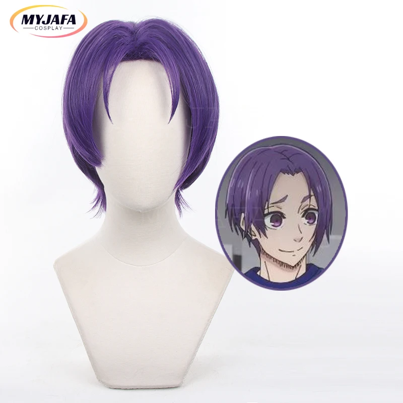 

High Quality Anime Blue Lock Reo Mikage Cosplay Wig 32cm Short Heat Resistant Hair Halloween Role Play Wigs +Wig Cap