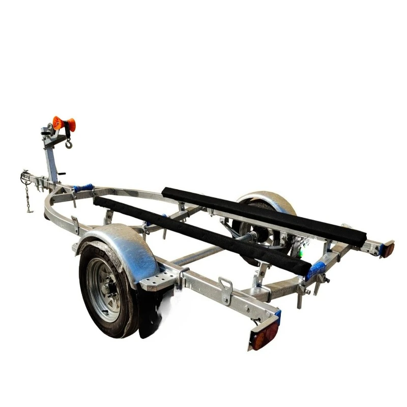 Motor boat rubber boat assault boat trailer speedboat yacht luya boat trailer marine trailer