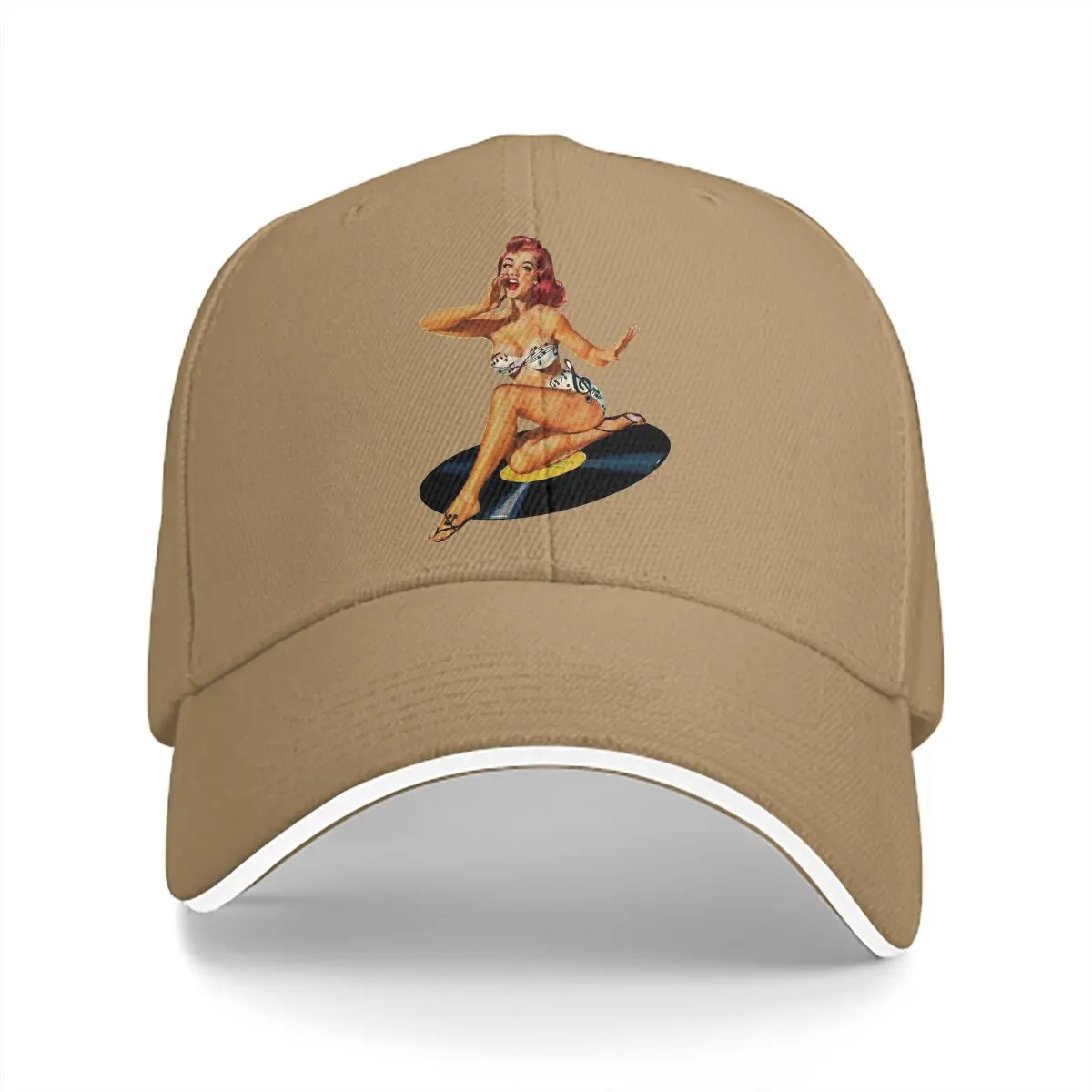 Summer Cap Sun Visor Rockabilly Goddess Pin Up Girl Hip Hop Caps  Peaked Hats