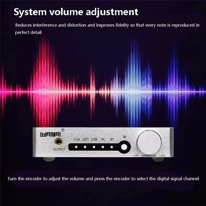 

Excellent-Wimlim Audio Decoder U Disk Decoder PCM1794 DAC 96Khz 24Bit Wireless Bluetooth 5.0 USB Lossless Playback