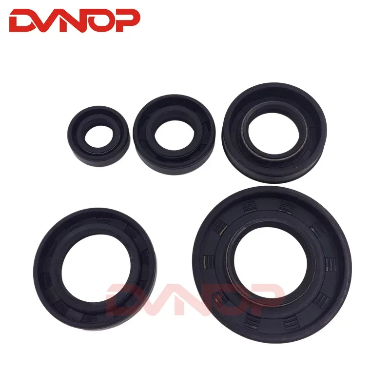 Motorcycle AX100 full complete engine oil seal rubber gear shaft seal for Suzuki 2 stroke 100cc AX 100 engine parts