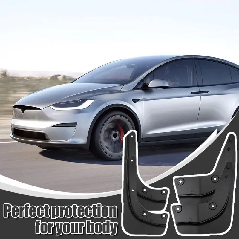 

New Mudguards For Tesla Model Y Model 3 Mudflaps Splash Guards Flap Mudguards Set Vehicle Exterior Accessories