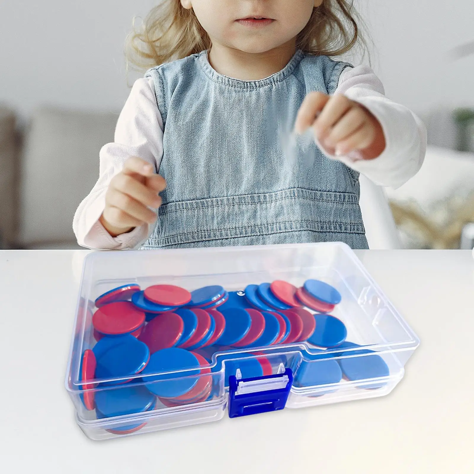 Bingo Game Counting Chips Multiplication Math Tokens Montessori Math Toy for Children’s Educational Play