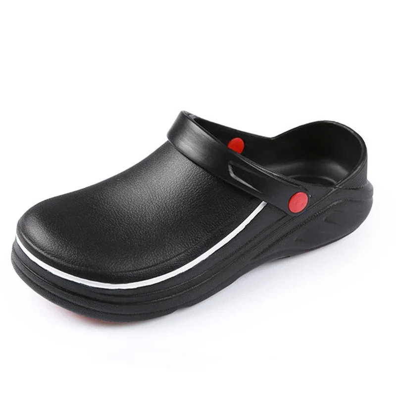 2024 EVA Unisex Slippers Sandals Non-slip Waterproof Oil-proof Kitchen Work Cook Shoes for Chef Master Hotel Restaurant Slippers