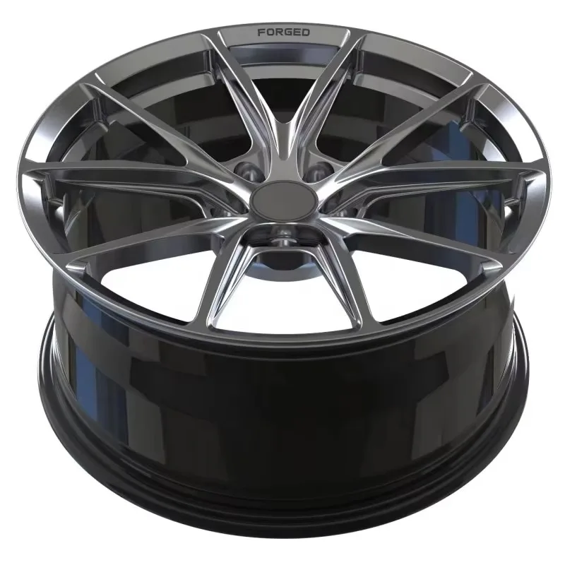 

Custom Multi-Spoke Gray Wheel Hub Aluminum Alloy Forged Passenger Car Wheels 20mm ET New Design Centric Rings Sale Min. 4 Pieces