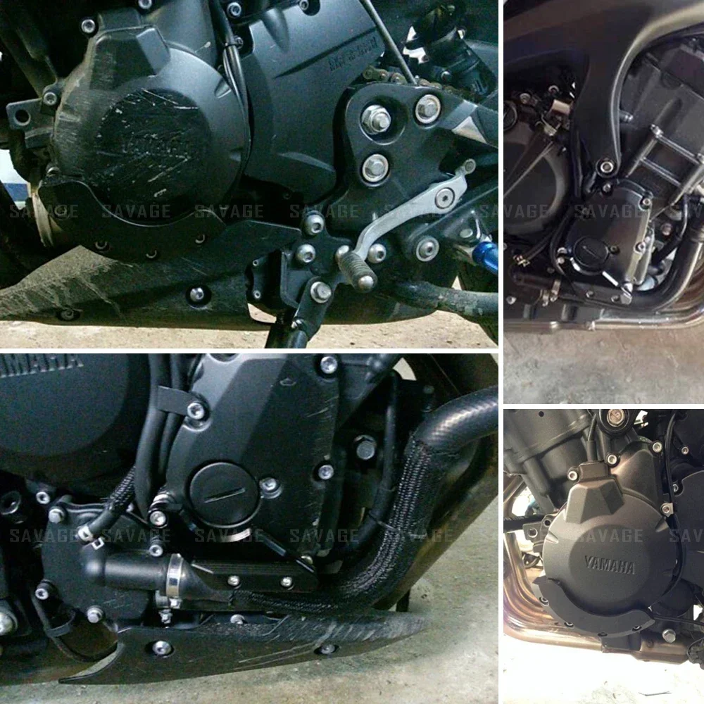 For YAMAHA XJ6 Diverson XJ6N FZ-6R FZ6 N/S FZ6N FZ6S Motorcycle Clutch Engine Case Guard Slider Crankcase Cover Crash Protector