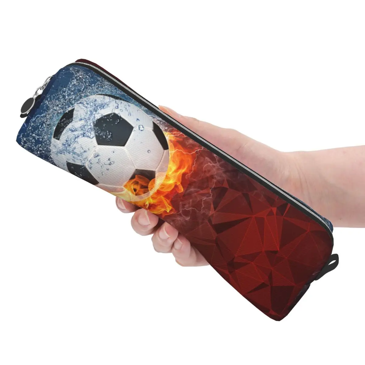 مقلمة كرة القدم، كرات كرة القدم، مقلمة رياضية، صندوق أقلام للطلاب، حقيبة ذات سعة كبيرة، لوازم مدرسية، أدوات مكتبية هدية