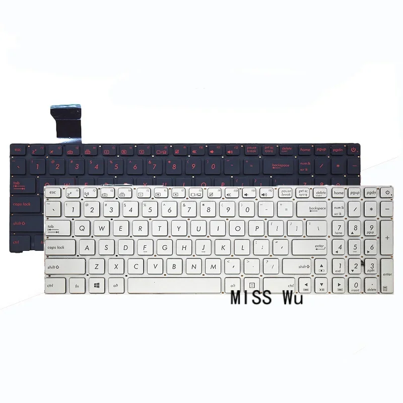 NEW Laptop Keyboard With backlit for ASUS ZX50V FX- PLUS G551JX G551VW N552V ZX 50XJ ZX50JX GL552J GL552V FX-PRO G552VM G552VX