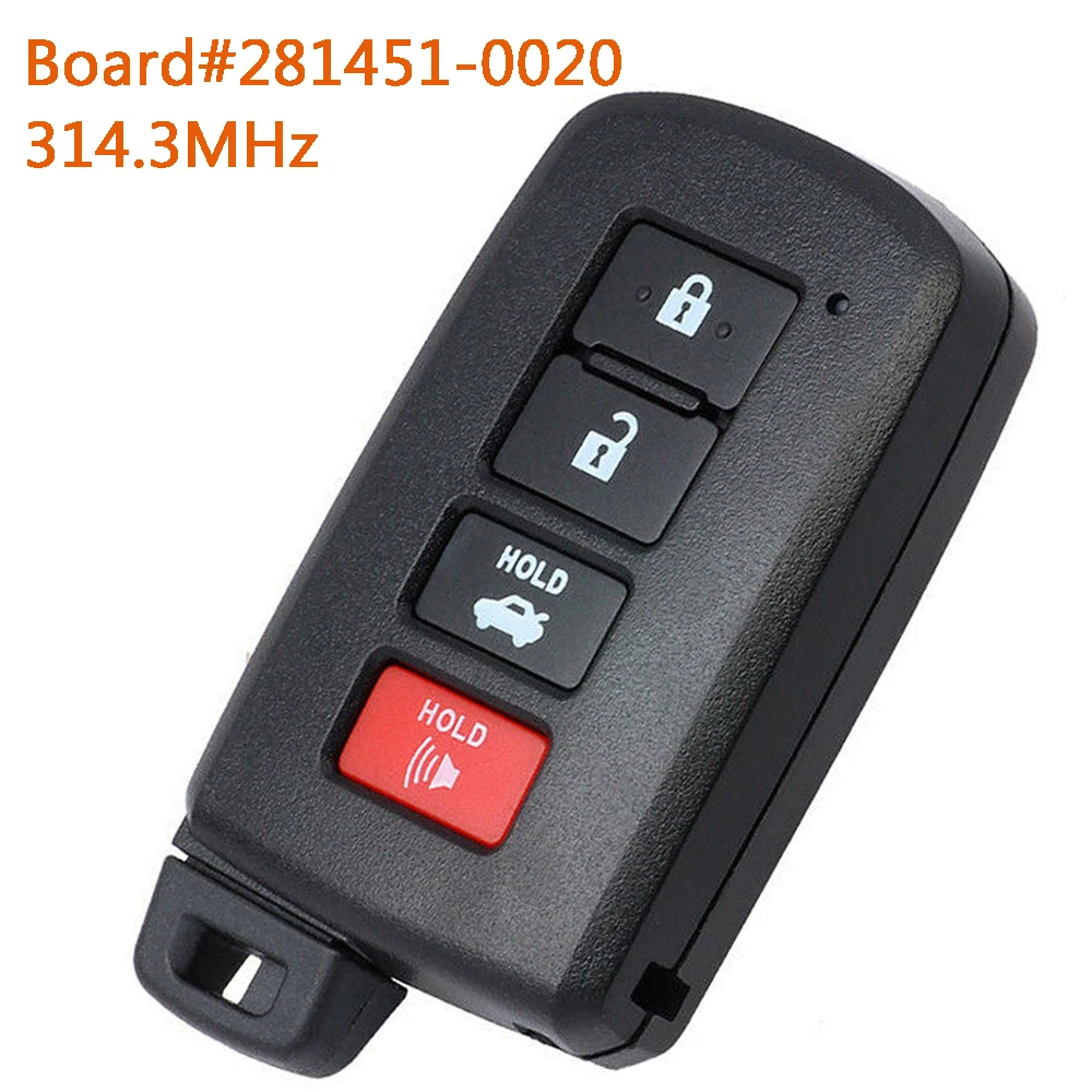

281451-0020 Пульт дистанционного управления для автомобиля Toyota Camry 2011-2017, Avalon 2018, Corolla 2019-2020 HYQ14FBA