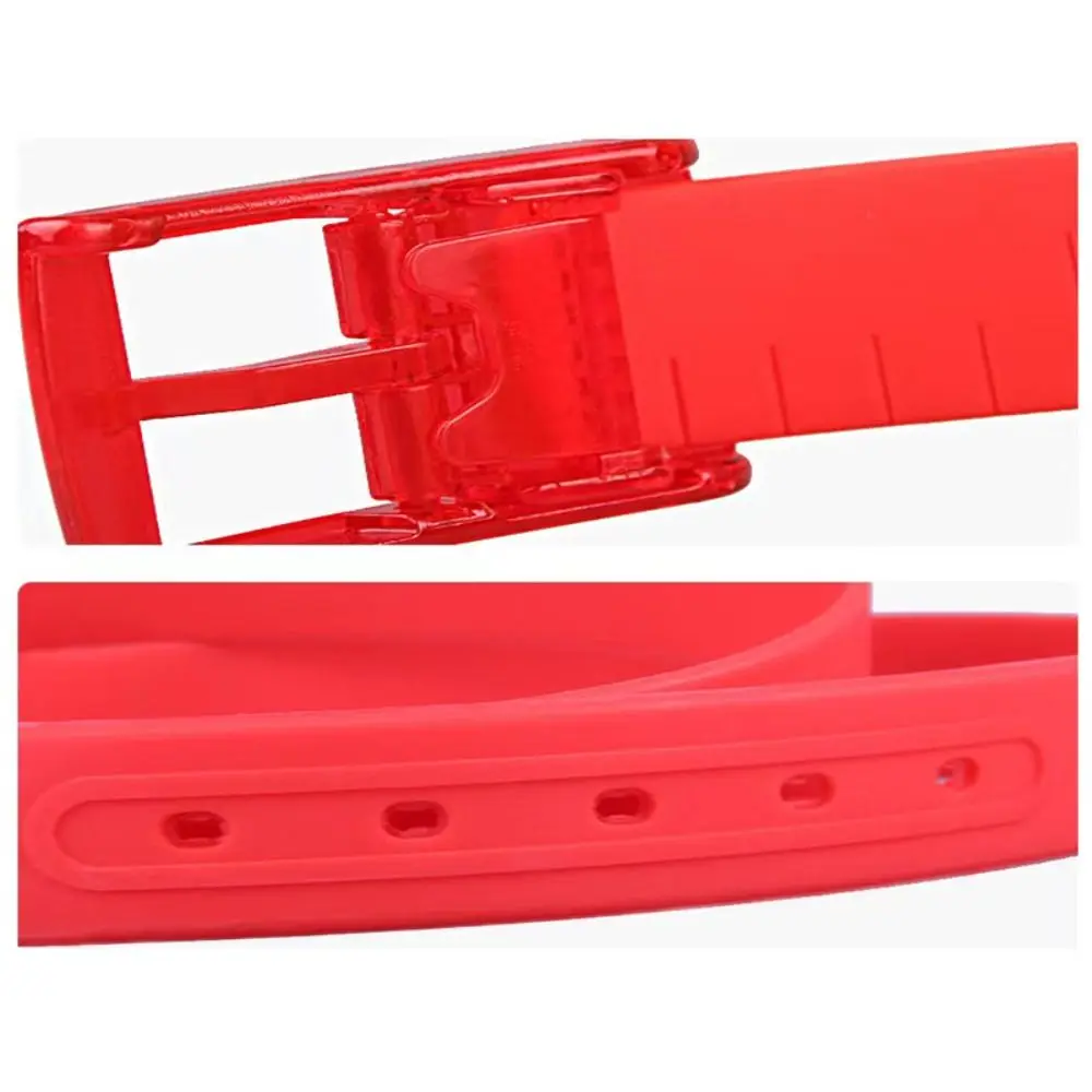 Candy Color Luxury Brand Design Silicone Belt Couple Casual Square Pin Buckle Belt Metal Free Waistbands