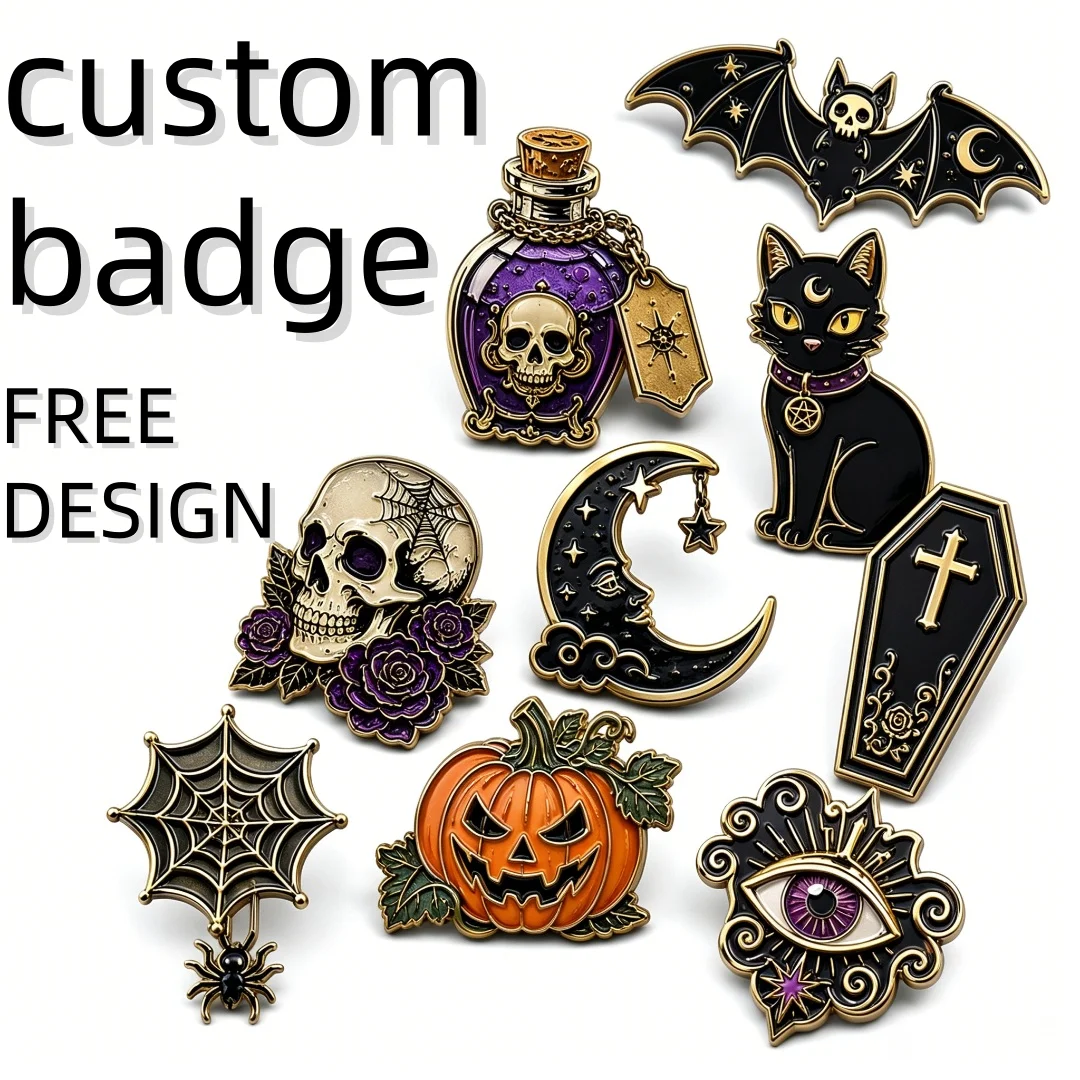 Wholesale Custom Sliding Moving Enamel Pins Interactive Metal Badge Innovative Design Lapel Pin