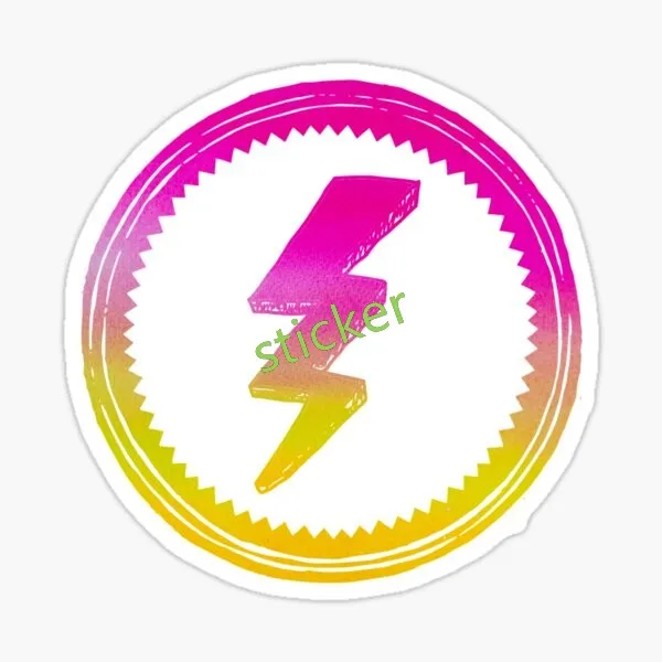 خطر الكهربائية تحذير أنيمي ملصق Jdm سيارة يسافر سرعات عالية تنورة يطير ملصقات الفينيل #4