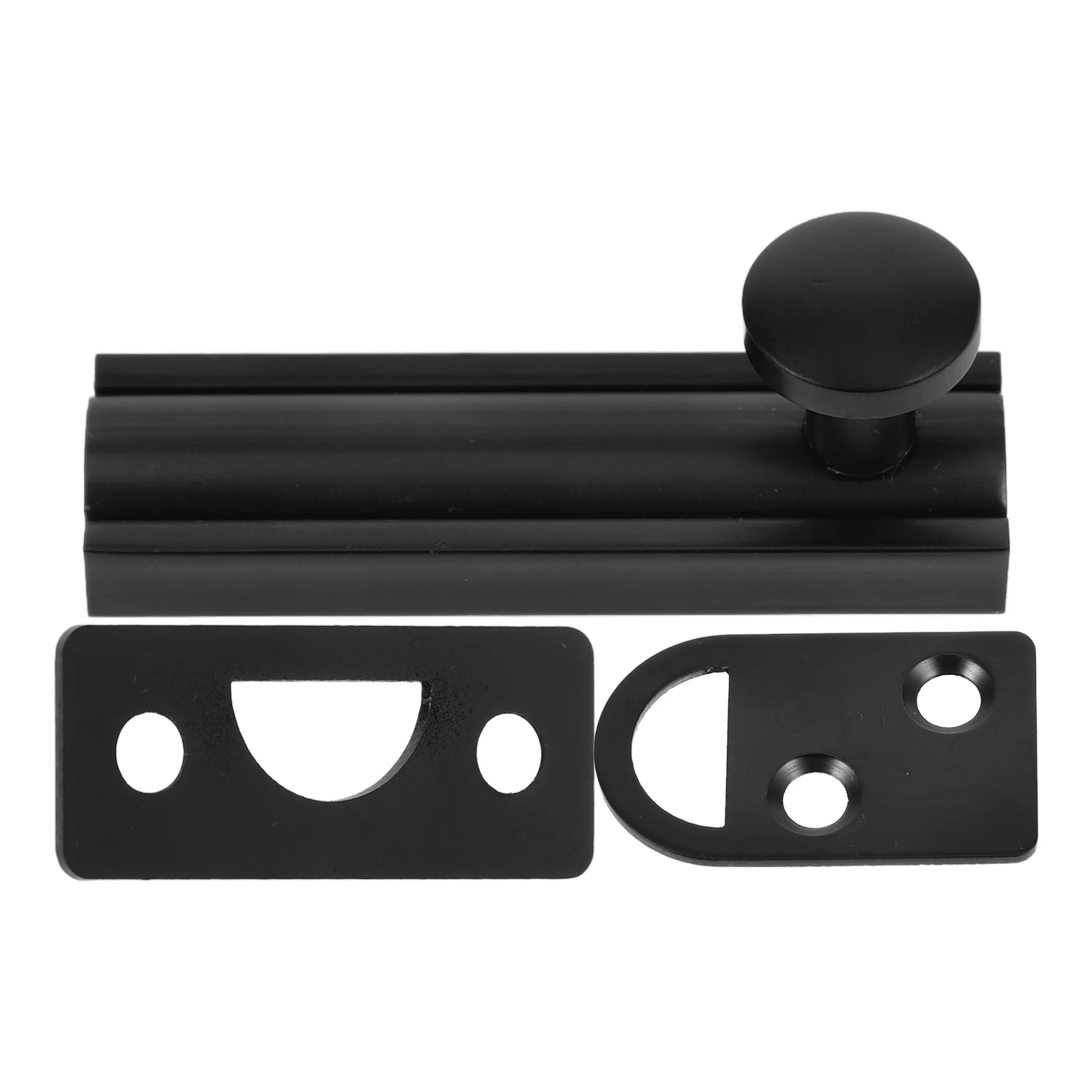 Sliding Security Lock Heavy Duty Bolt Inside Cabinet Screen Door Latch Metal Durable Rust Resistant Easy Install Bedroom