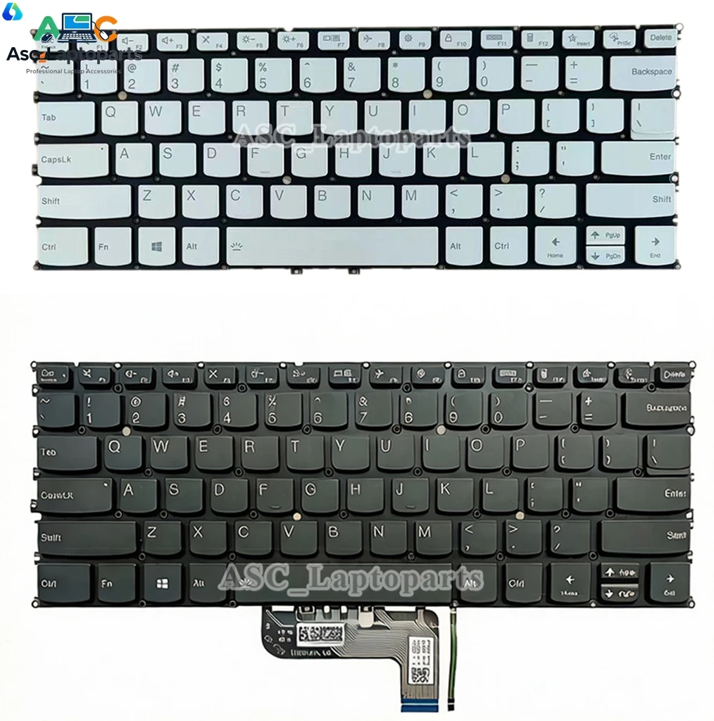 

New US QWERTY Keyboard for Lenovo Slim 7 14IRP8 , 83A4*** , 83A40008US , Yoga 9 14ITL5 , Yoga Slim 9 14ITL5 BACKLIT , no Frame