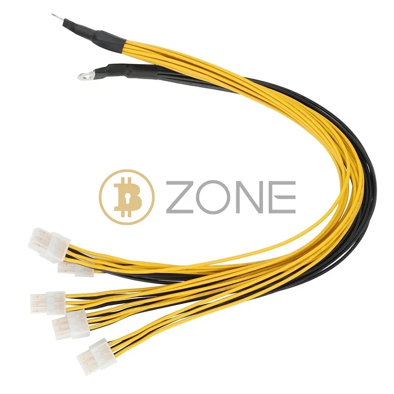 Imagem -04 - Cabo de Saída do Conector Pcie Powers Pinos Fio de Saída para Bitmain Antminer Apw7 Apw3 1600w 1800w Psu Bom Preço