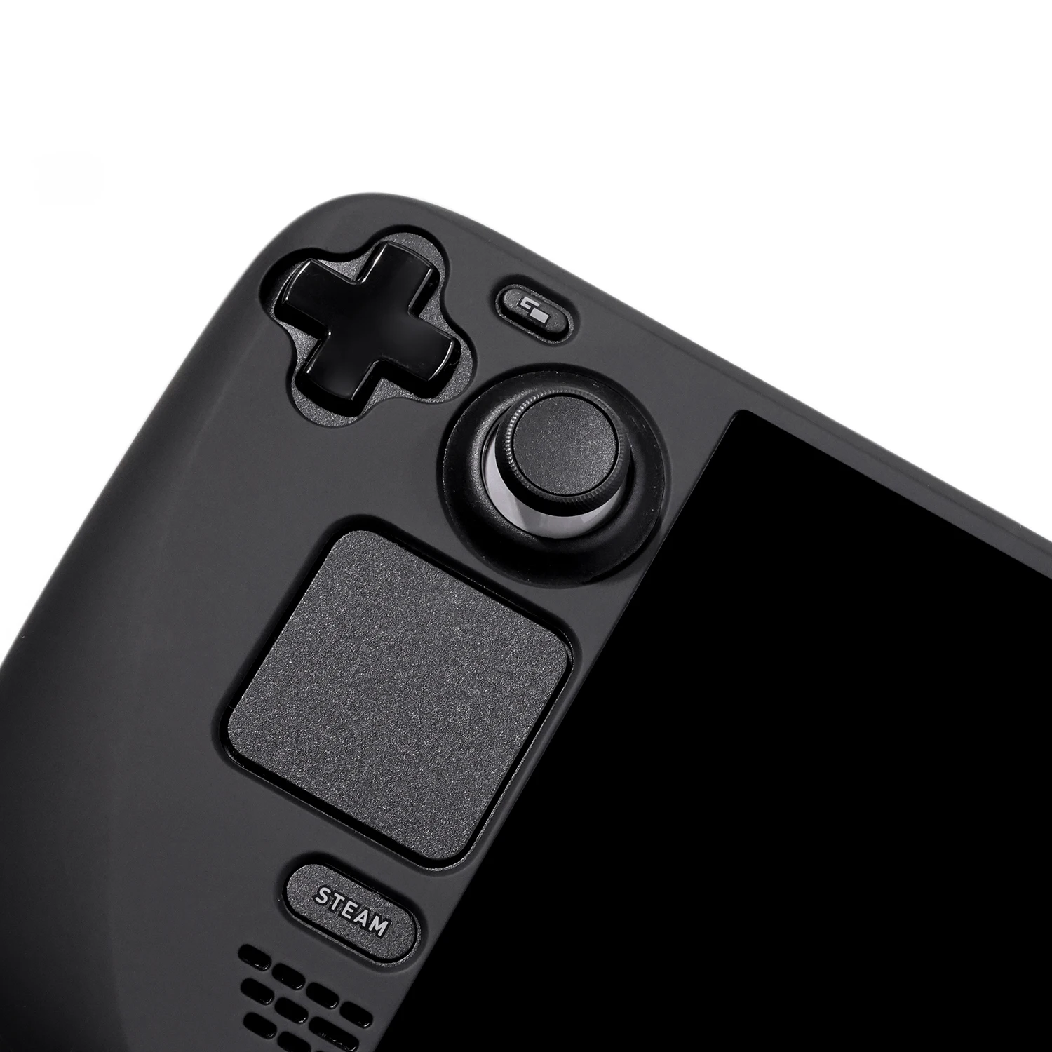 MEMELOKA Custodia Trasparente Ultra-Sottile Per Steam Deck/Deck OLED – PC Rigido Antiurto Con Supporto Pieghevole