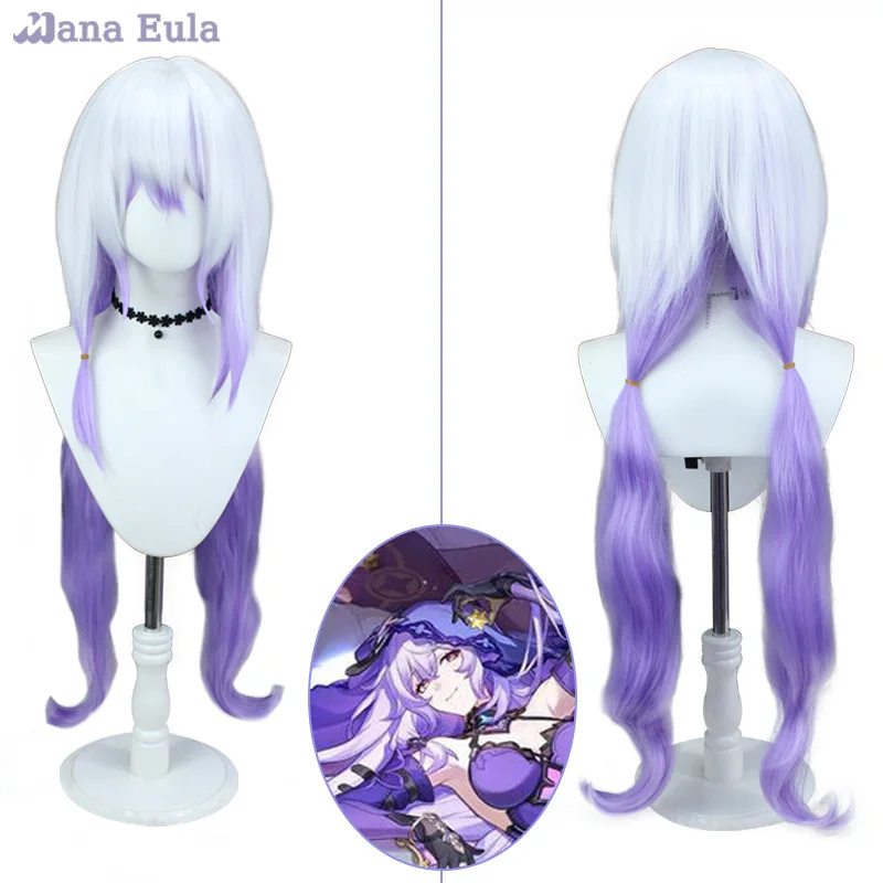 

Black Swan Wig Game Honkai: Star Rail Cosplay Wig Synthetic Hair Long Gradient 100CM Black Swan Cosplay Wig Heat Resistant Party