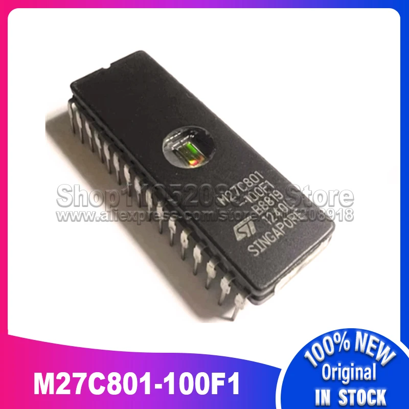 

10PCS/LOT M27C801-100F1 M27C801 DIP32 100% New Spot stock