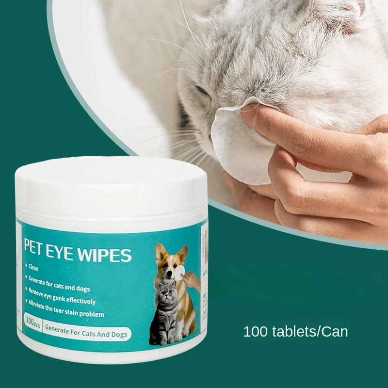 

Wet Tissue Pet Remove Tear Stains Cats Accessories Pets Dog Ear Cleaning Earwax Removal Ear Care Finger Cots Cats Wipes Eyes