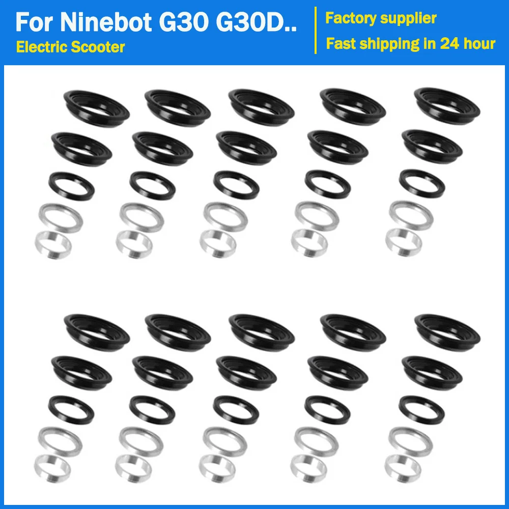 

10 sets Front Fork Tube Bearing Bowl Rotating Steering Sets For Ninebot G30 G30D Electric Scooter Front Fork Tube Bearing Bowl