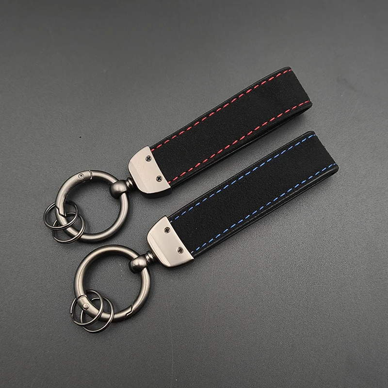 2024 Suede Leather GTD Keyring Man Women Luxury Car Keychain For Volkswagen VW Polo Golf 6 7 8 MK6 MK7 GTD Keychain Accessories