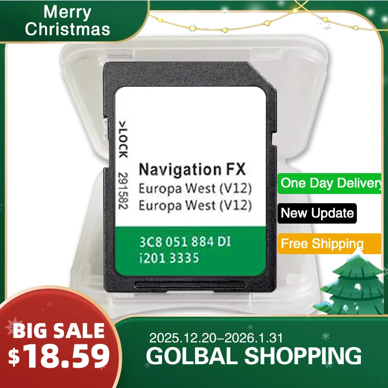 

Sat Nav SD Card Navigation FX V12 Europa 2020 for VW for Volkswagen RNS310 West Seat Skoda Amundsen