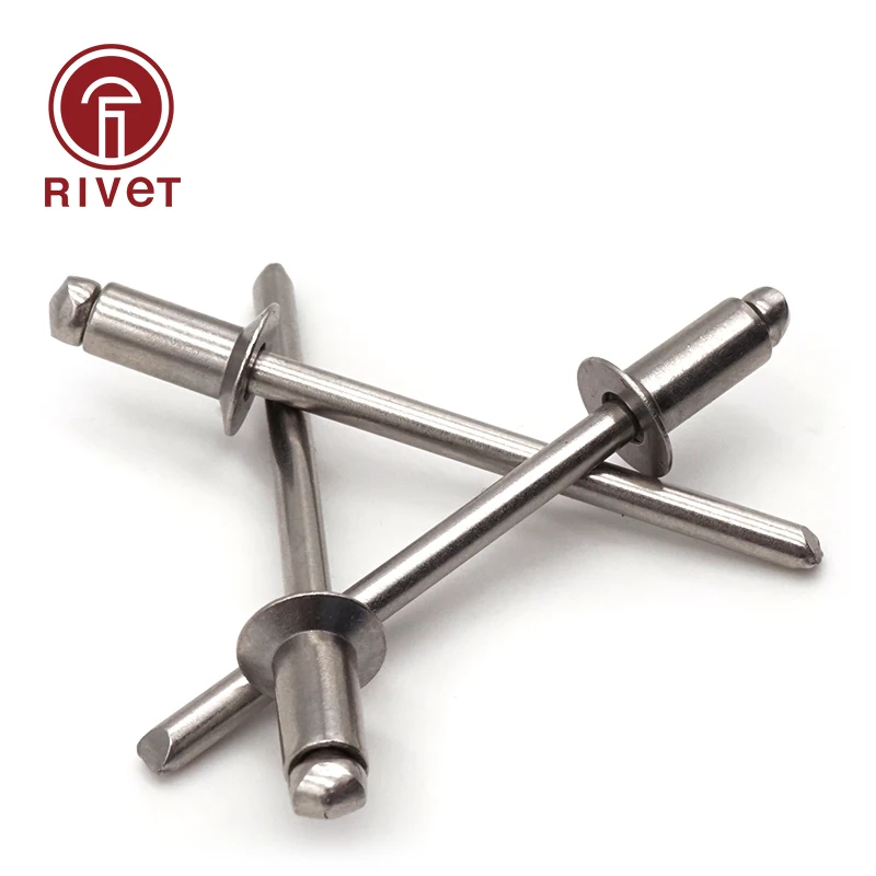 Rivets ISO 15984 M3.2M2.4M3 Stainless 304 Steel Blind Rivets Open End Countersunk Head Rivets Decorative Rivets