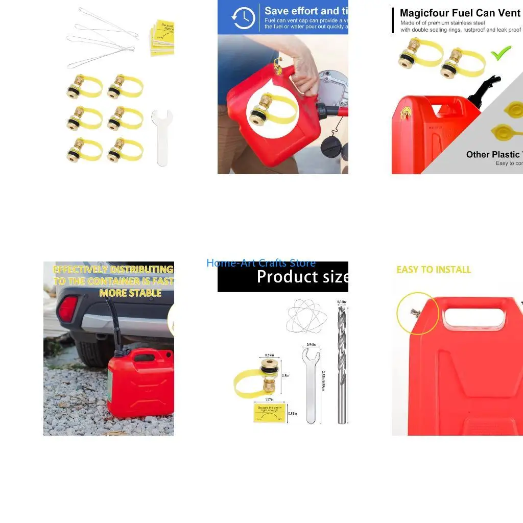 Y3NA Brasses Fuels Ventilation Cap Reinforced Rubber Seals Leak Proof