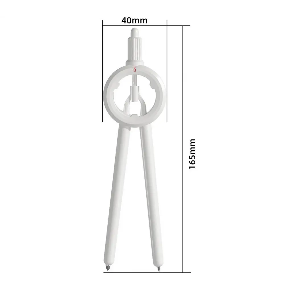 1 Set 16.5cm Student Compass Precision Drawing Circle Gauge Digital Compass Exam Drawing Circle Tools With Scale School Student