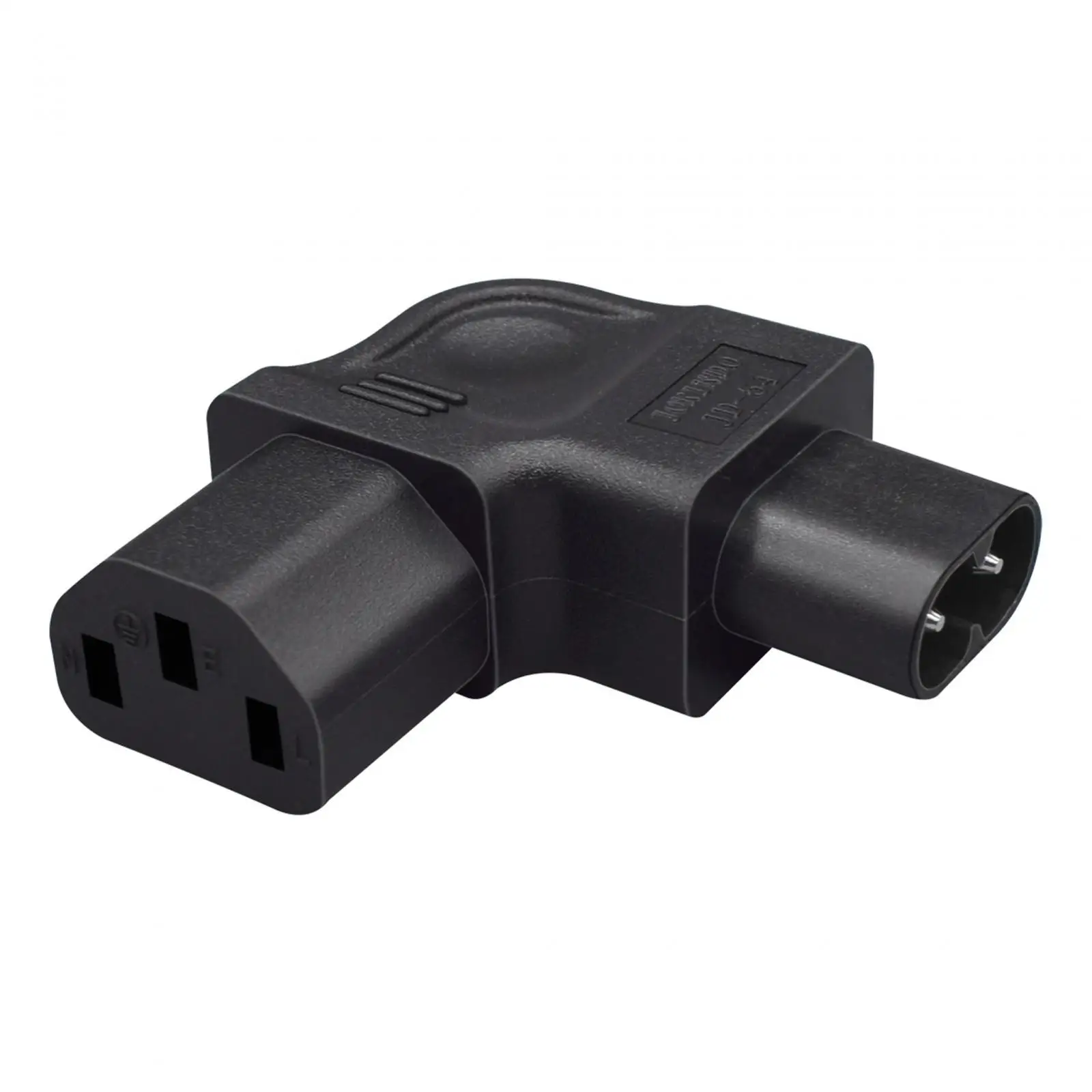 Left Bending Design AC Power Plug Replaces Premium Durable IEC320 C8 to C13