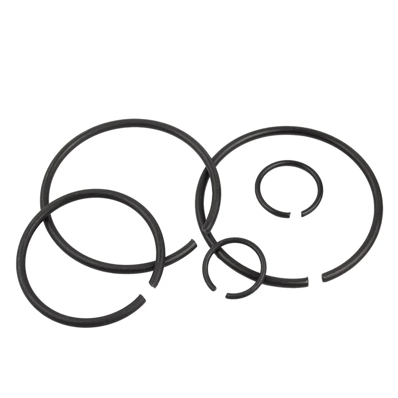 M4-M140 GB895.2 Steel Wire Shaft Clamp With Snap Ring 70 Manganese Steel Round Wire Snap Spring External Card C Type Snap Ring