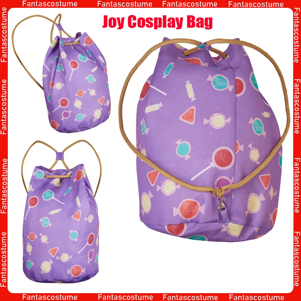 Joy Cosplay Candy Bags Backpack Anime Cartoon Inside Cosplay Out Roleplay Bag Halloween Carnival Party Costume Accessories