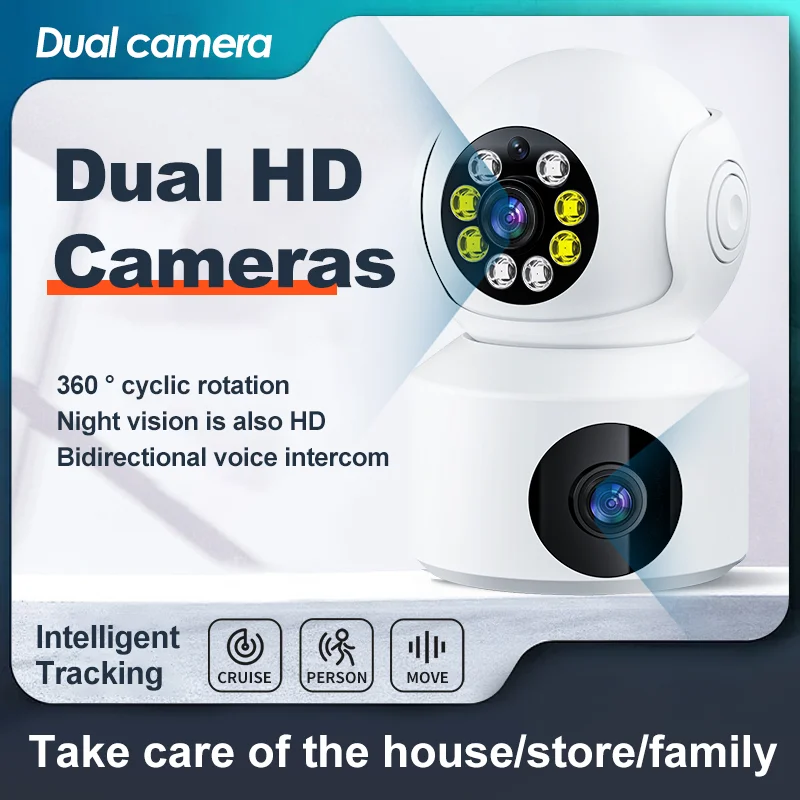 WiFi night vision home with a full-color high-definition video camera recording camera phone long-distance view outdoor surveill