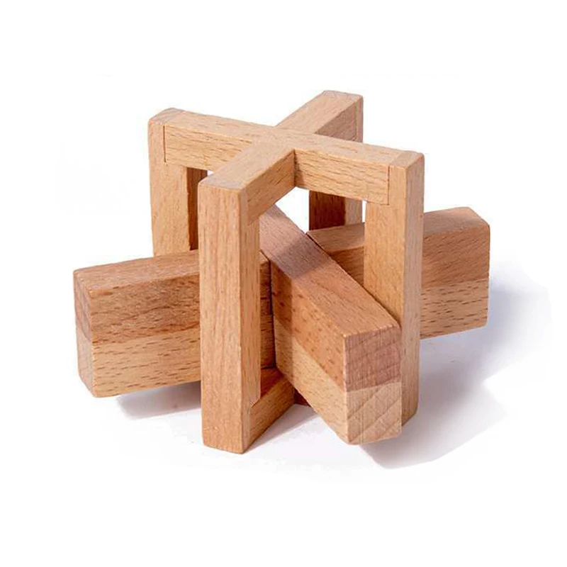 WeiCheng Luban قفل لغز فتح التعشيق لعبة الذكاء اختبار الدماغ دعابة للتحدي العقلية ألعاب تعليمية للأطفال والكبار