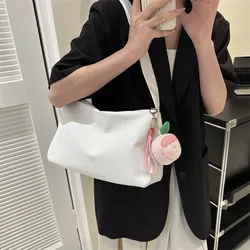 Women Single Shoulder Bag Nylon Y2k Hobo Tote Handbag Underarm Bag Clutch Purse Crossbody Bags