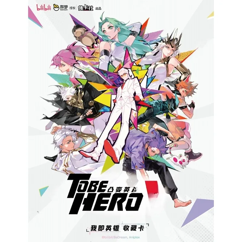 En Stock para Be HERO X Card TOBEHEROX Series colección de tarjetas caja soy el héroe animación dibujos animados periférico colección tarjeta regalo