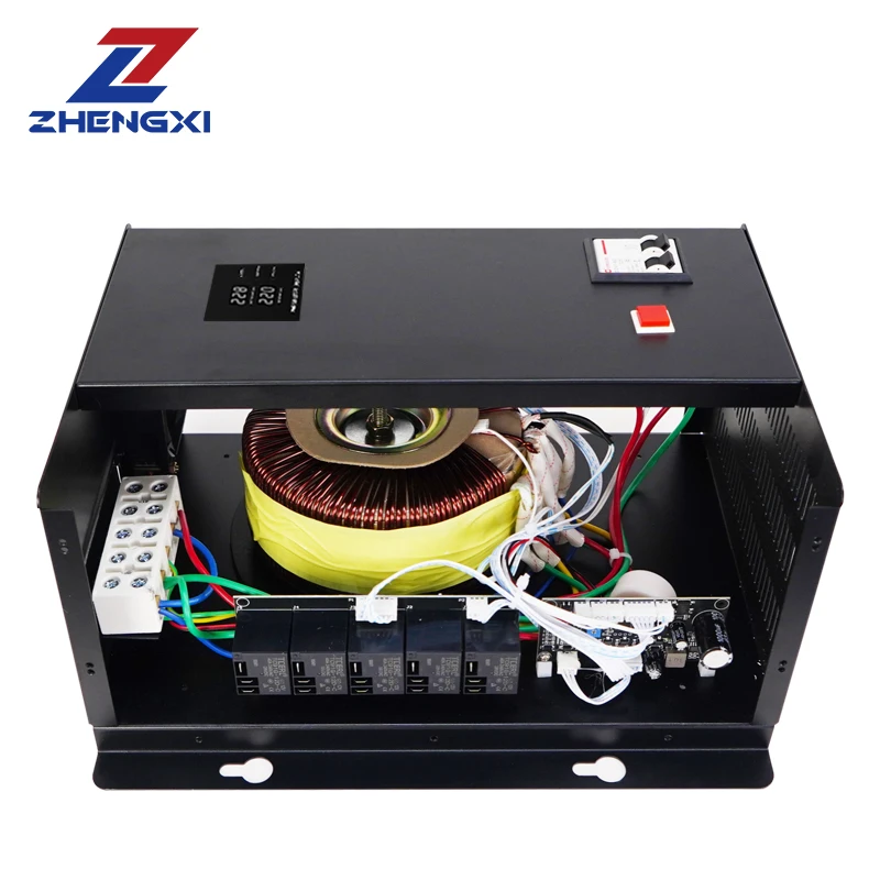 Relay Stabilizer 80V-260V 1KVA 3KVA 5KVA 8KVA 10KVA 220V Single Phase Automatic Voltage Regulator Stabilizers AVR