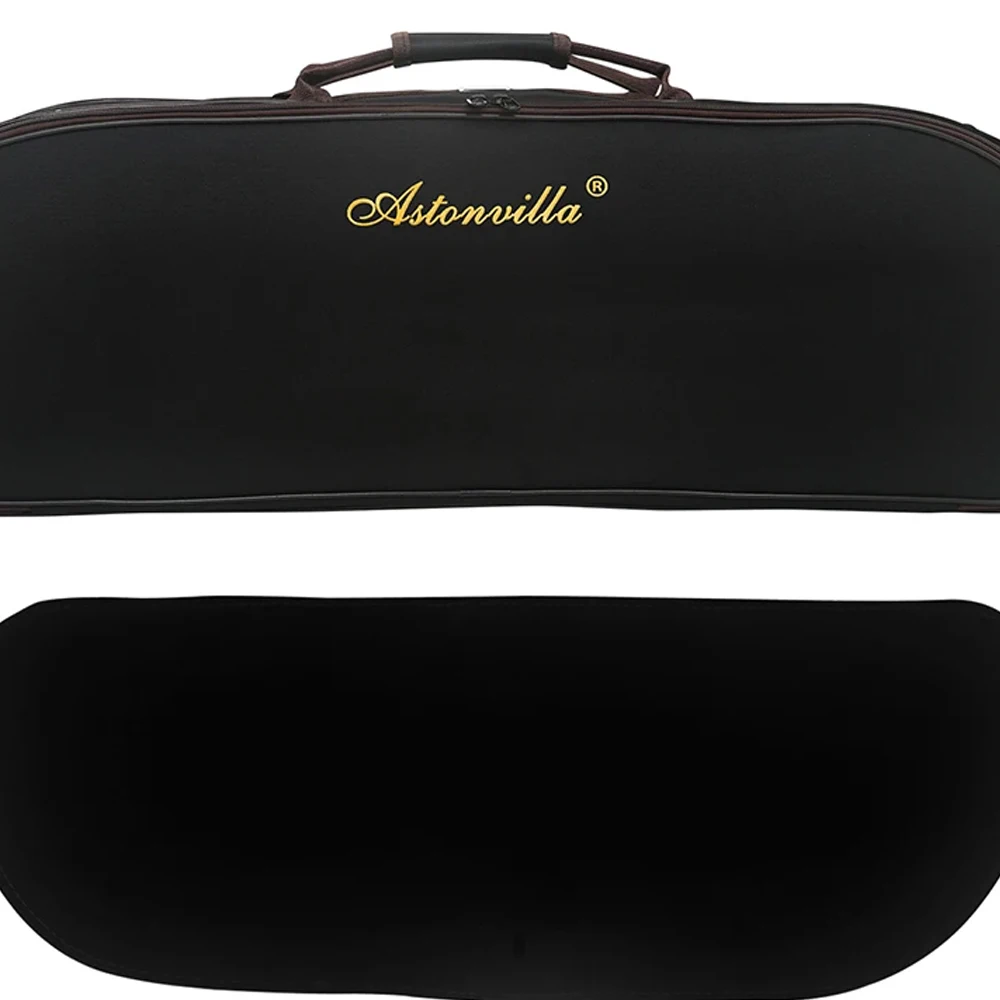 Astonvilla Violin Case Box 4/4 with Hygrometer Professional Oxford Cloth Violin Backpack Case Waterproof Storage Bag Violin Part
