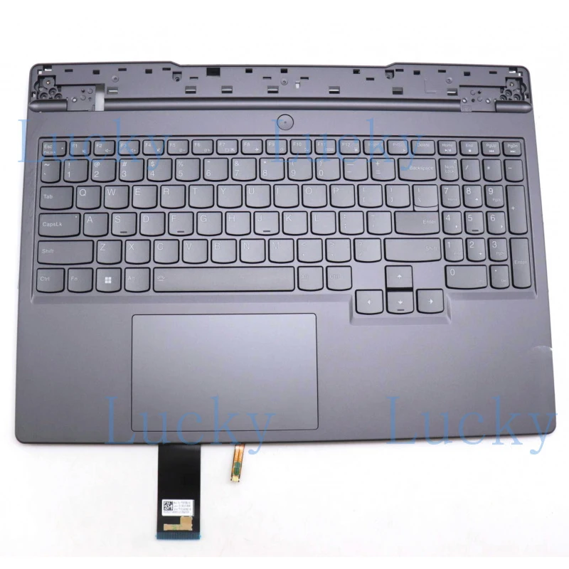 f  5CB1N90899 New Palmrest Upper Case US Backlit Keyboard For Legion 5 15APH9 83EG