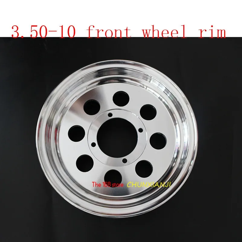 Super wheel rim 3.50-10 aluminum alloy  hub Scooter scooter, electric tire, round front  balance car,