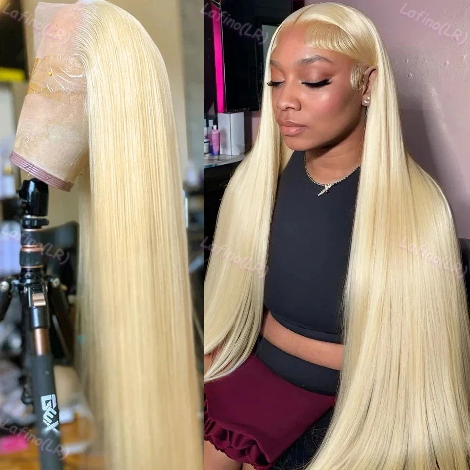 Blonde Wig 613 HD Straight Lace Frontal Wig 100% 13x6 Human Hair 13x4 Transparent Lace Front Brazilian Wigs On Sale Clearance