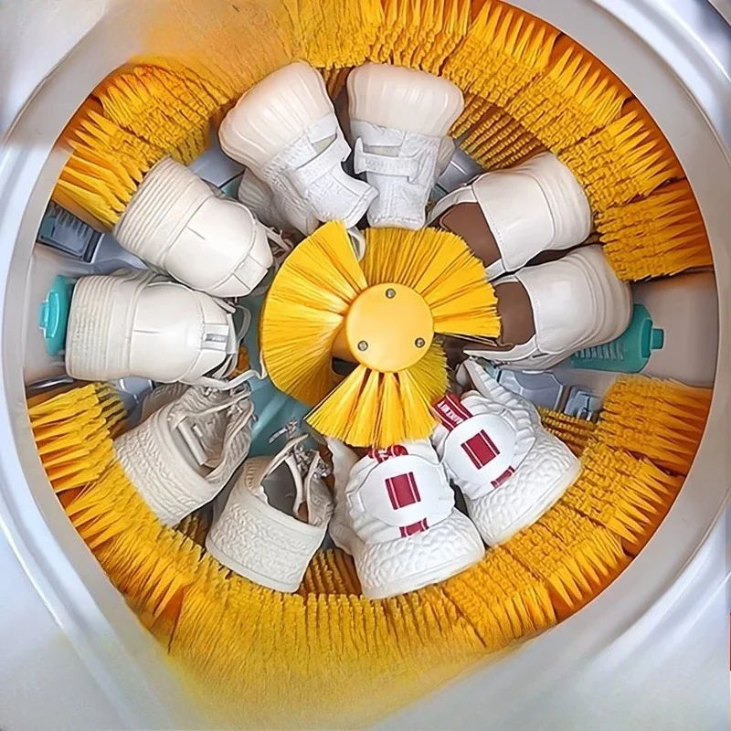 Automatic shoe washing machine, household drying and washing integrated intelligent shoe brushing machine