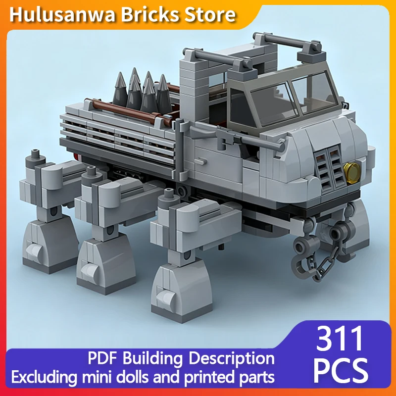 

Little Supply Mech Model MOC Building Bricks War Equipment Modular Technology Gifts Holiday Assemble Children Toys Suit