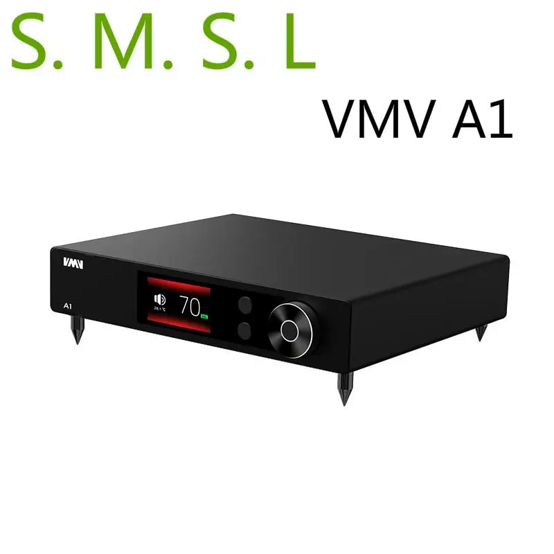 

SMSL A1 High Resolution Power Amplifier Small Delicate Class A AMP RCA Input 6.35 Earphone PGA2311 Powerful Driving Force AMP