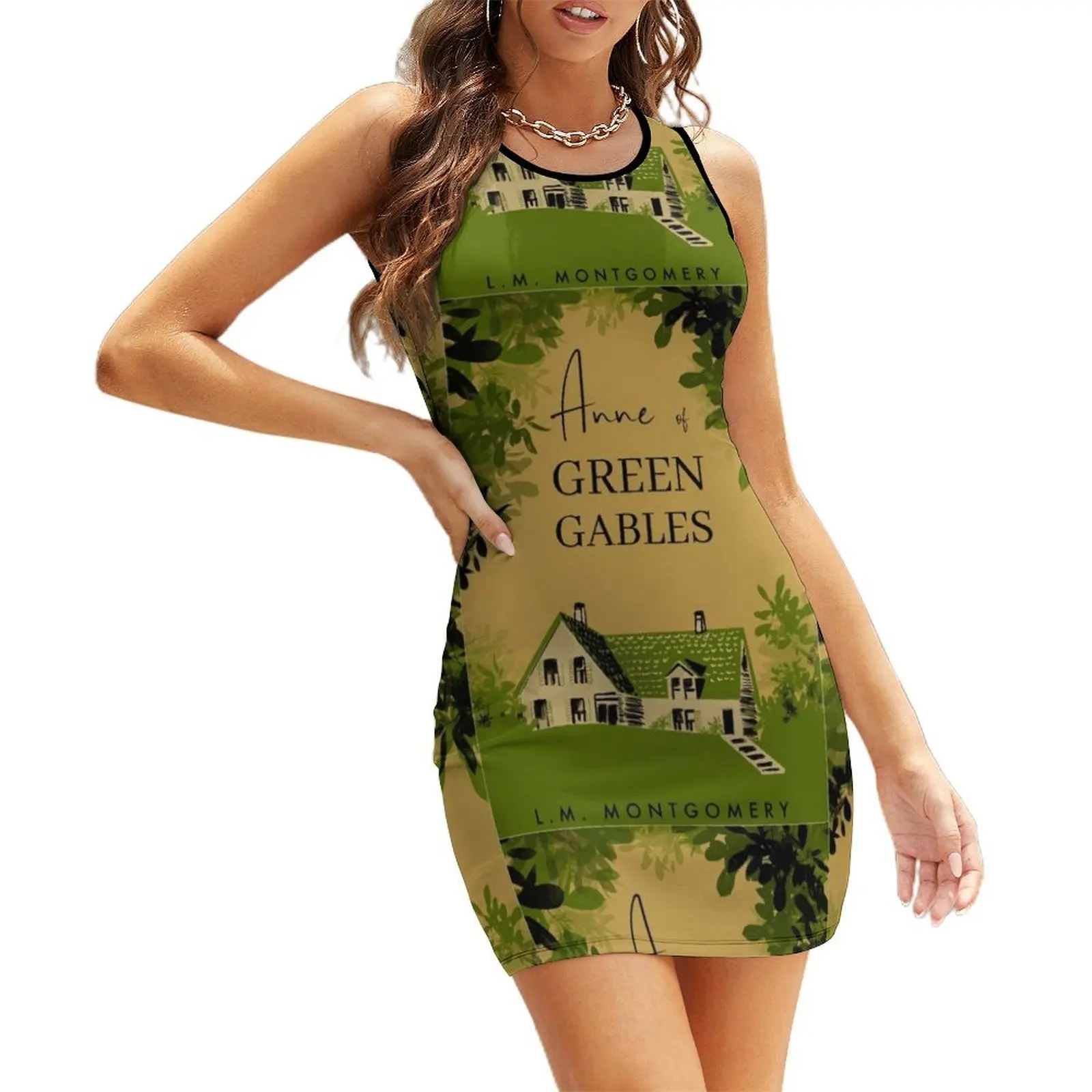 

Anne of Green Gables Children's Book Cover Sleeveless Sundress Women's evening dress women's summer dresses 2025 Woman fashion